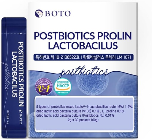 [BRSROAACOV7B4237] BOTO kórejskej starostlivosti to Probiotiká Natural Prebiotics Proline materské mlieko Lactobacillus, Colon Cleanse, Imunity Support - 1 mesiac (30 balenia, PostBiotika)