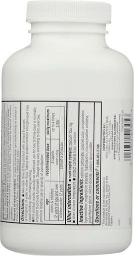 [BRSROGQ5PIPWEE37] Rite Aid Fiber Therapy Caplets, Calcium Polycarbophil 625mg - 250 Count, Laxatives for Constipation, Fiber Pills for Adults