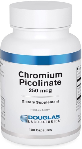 [BRSWIFQMCIFAY334] Douglas Laboratories Chromium Picolinate (250 mcg) | Supports Healthy Metabolism | 100 Capsules