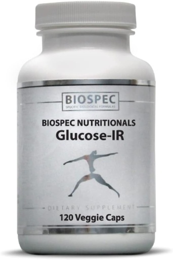 [BRSRMGI2OAIAK23O] Biospec Nutritional Gliukoze- IR - Cinamono ekstraktas, chromas, berberinas ir biotinas (120 kapsulių)