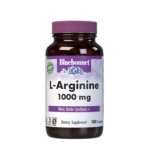 [BRSWIYYPDMNBOGDK] Bluebonnet LArginine 1000 Mg Vitamin Capsules, 100 Count
