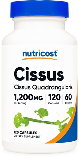 [BRSW2GA5DMDRMCD5] Nutricost Cissus Quadrangularis (1200mg) 120 Capsules - 60 Servings, Gluten Free, Non-GMO, and Vegetarian Friendly