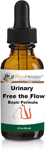 [BRSWKG3QCUNA4GT4] Bladder Stones/Crystals: Urinary Free The Flow: Basic Formula - Herbal Liquid Herbs for Cats & Small Dogs - 2 fl oz (59 ml) - Buy More Save More (1 Bottle)