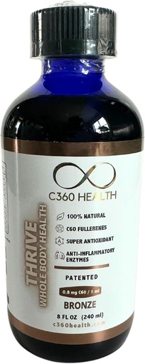 [BRSWYADROAFA4FDO] Thrive Whole Body Health (1) 8 oz, Carbon 60, C60, C 60 Saturation Level of at Least 0.08 mg/ml