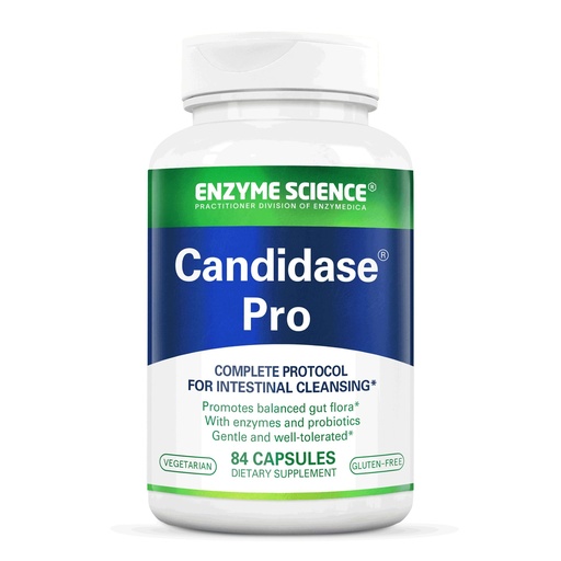 [BRSRMZYQBYBWC233] Enzyme Science Candidase Pro Capsules - Candida Support Supplement for Women & Men, Balanced Yeast Level & Cleanse Support, Gut & Mircobiome Health Support, Enzyme and Probiotic Blend - 84 Caps