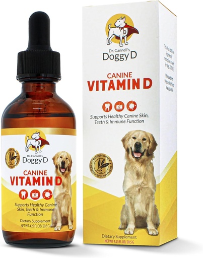 [BRSROAL5PMDREDYY] Doggyd Vitamin D3 Liquid for Dogs Cats, 60mL, 60 Count at 1ml Dose