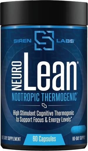 [BRSWG2YDOIOQYA3U] Siren Labs Neuro Lean Concentrated Thermogenic for Health, Water Loss, Energy and Focus - 60 Capsules