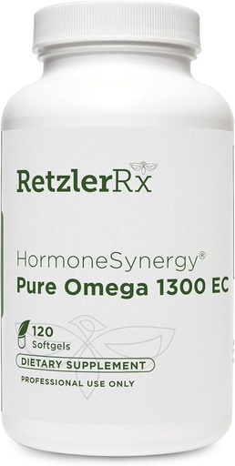 [BRSROAD6DINQAE36] HormoneSynergy Omega 1300 petroliets de peix EC Spacegelis - High-Strength Omega 3 suplementaris amb absorció millorada - IFOS Verificat, Introic Coed, 600mg EPA, 260mg DHA - 120 Compte
