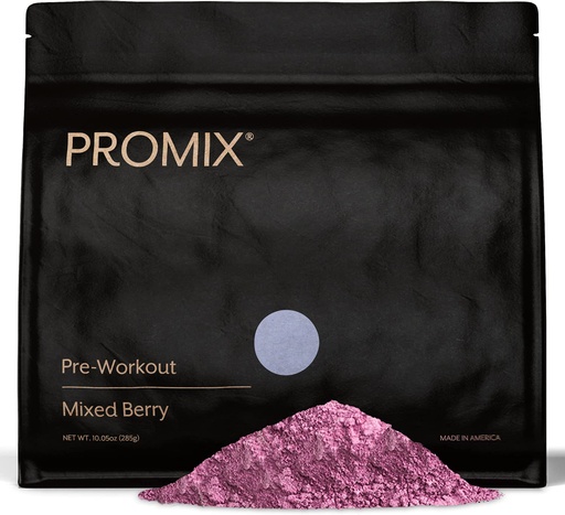 [BRSWGYA7CUMGEA3X] ProMix Nutrition Pre-Workout Powder, Mixed Berry - Maximize Focus & Performance - Helps Muscle Gain, Endurance - Vitamin B12, Caffeine, Beta-Alanine & L-Tyrsosine - 30 Servings (Pack of 1)
