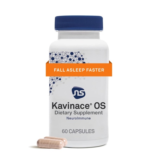 [BRSWGCYYAB6RGHI4] Neuroscience Kavinace OS & Sleep Aid with Melatonin 5mg, 60 Capsules | Supports Nighttime Rest Efficiency & Immune Health, L-Theanine