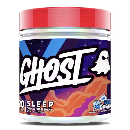 [BRSRAFT4DMNQA2QY] GHOST Sleep Dietary Supplement, Blue Dream - Recovery & Rest with Premium Ingredients Including Melatonin, Colostrum & Ashwagandha – Supports Sleep Quality - Gluten-Free & Sugar-Free