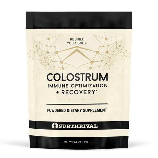 [BRSWIYI4CAIGGGT4] Surthrival: Colostrum Powder (6.5oz), Immune Optimization & Recovery, Powdered Dietary Supplement, Gut Health, Immune Support, Keto Friendly