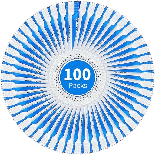 [BRSROEA5B55GM3QV] Neti Pot Salt Packets, Individuálne 100 Saline Packets, Nasal Wash Refill Kit 