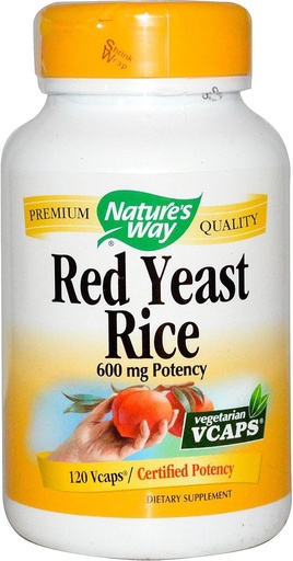 [BRSWIZ34PNYB6FTI] Nature's Way Red Yeast Rice, 500mg 120 Vegetarian Capsules