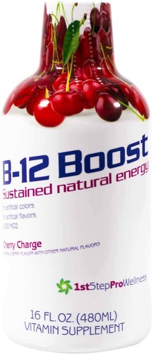[BRSWIYADPIHB2CI3] High Performance Fitness INC. 1st Step Liquid B-12, Cherry Charge, 16-fluid ounces
