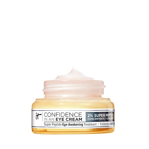 [BRSW2AYBOQFGY33K] IT Cosmetics Confidence in an Eye Cream - Anti Aging Peptide Eye Cream for Dark Circles & Wrinkles, Lightweight 48HR Hydration, 2% Super Peptide Concentrate, Smooth & Brighten Undereye, All Skin Types