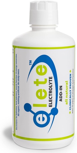 [BRSWIYIABYMR2HDM] elete Electrolyte Add- in Hydration Drops • 124; Natrium, Magnesium, Kalium & Trace Minerals • 124; Uden smag, Alle naturlige • 124; Leg og Muscle Cramp Relief • 124; Omformer enhver drik til en sportsdrik, 32oz
