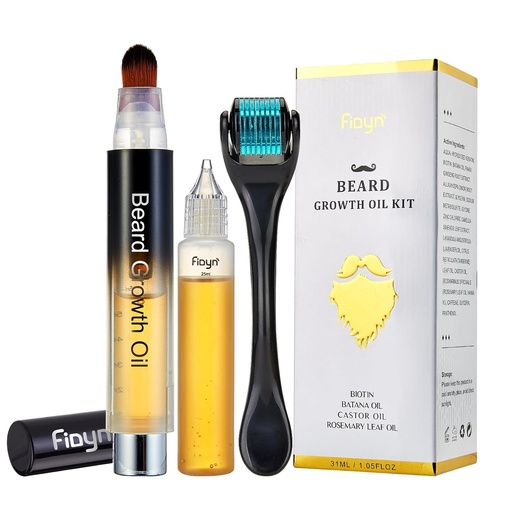 [BRSRA2YLOEJQA3A4] Beard Oil - Natural Care Facial Beard Oil Kit for Men Him Boyfriend Husband