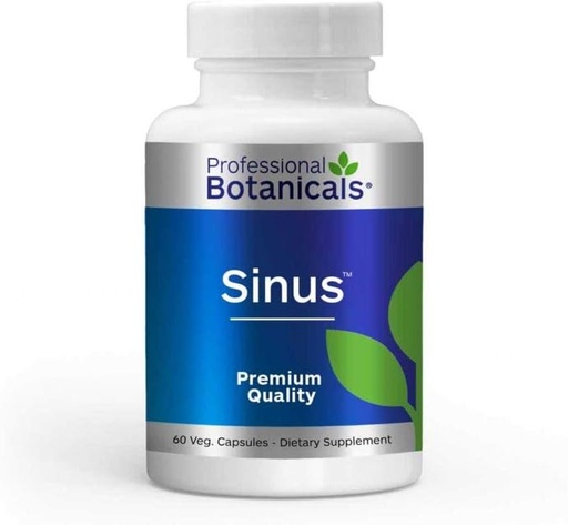 [BRSWIZYTO56Q2C34] Professional Botanicals Sinus – Natural Herbal Allergy Relief Supplement – 60 Vegetarian Capsule