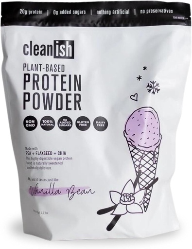 [BRSROGDYBUHGCFDD] cleanish Plant Based Protein (Vanilla Bean)
