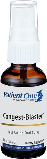 [BRSW2A3QPN7B6GY7] Patient One Congest-Blaster | Oral Spray Supplement for Fast-Acting Sinus and Nasal Support* | with Echinacea, Garlic, Elderberry and More | 1 fl oz