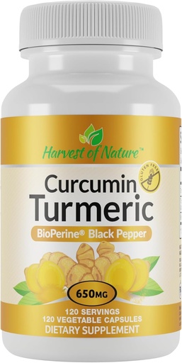 [BRSRMCYFOINWCC35] Harvest of Nature- Curcumin Turmeric, 120 Count
