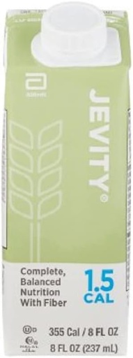 [BRSWIYAKOV5BK2DK] Jevity 1.5 Cal Unflavored High Protein Nutrition Drink 8 Ounce Carton Each