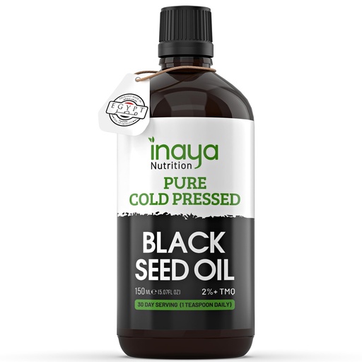 [BRSRAFAECRYWM2A3] Nigella Sativa Black Seed Oil – Pure Cold-Pressed with 2% Thymoquinone | Egyptian Sourced | Nutrient-Rich for Overall Wellness, Hair & Skin Care | 30 Servings in Glass Bottle