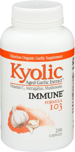 [BRSWIZ3RBMPRWFTK] Kyolic, Garlic with Calcium and Vitamins, 200 Capsules