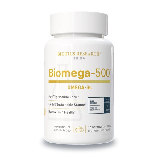 [BRSWGBAPOAFBQYL4] Biotics Research Biomega 500 Omega 3 Fish Oil Supplement, Highly Concentrated Fish Oil with EPA/DHA, Omega 3 Fatty acids, Supports Immune and Cardiovascular 90 Softgel Capsules