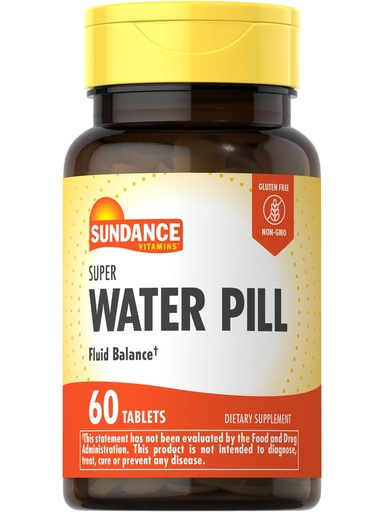 [BRSWGZQTCIBRUGTJ] Sundance Water Pills Supplement | 60 Tablets | Fluid Balance | Vegetarian, Non-GMO, and Gluten Free Formula