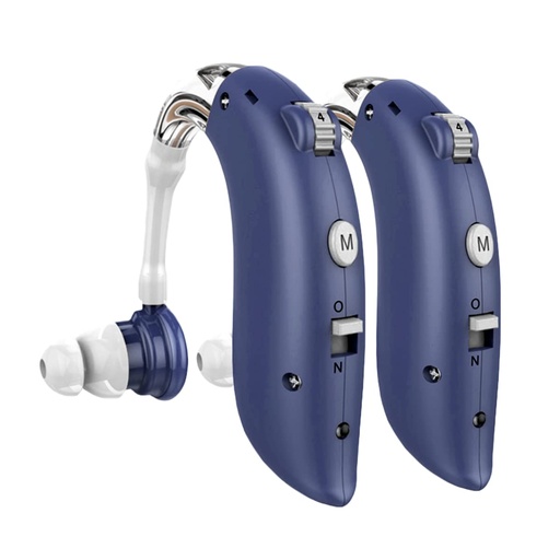 [BRSRMED2OUBAKCI6] DELLONA High-Performance Hearing Aids for Seniors Severe Hearing Loss, Rechargeable with Noise Cancelling (Pair), 4 Modes - Comfort Design Ear Hearing Aid, PSAP