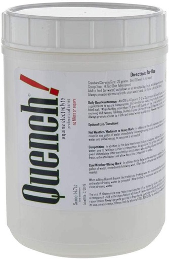 [BRSWIZQYBV6Q4ALM] Horse Tech Quench! Electrolytes 4LB