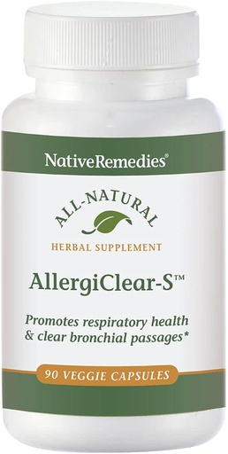 [BRSWIYQ5BYMRMCD2] Native Remedies AllergiClear for Relief aikana Allergia Season (90 tablettia)