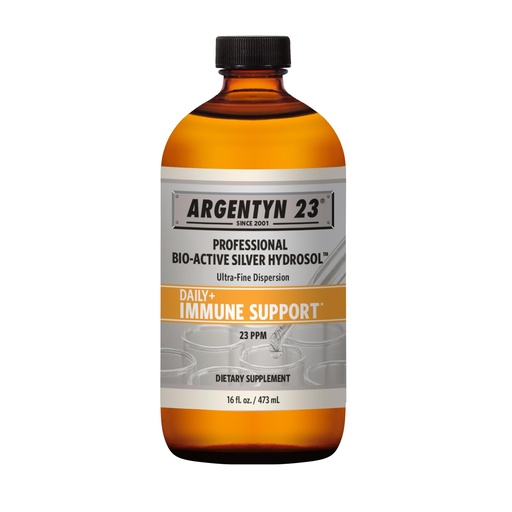 [BRSWIYA3OYDRMFL4] Argentyn 23 Professional Immune Support - Colloidal Silver, Bio-Active Silver Hydrosol, 23 ppm, Liquid Twist Top, 16 Fl Oz (473 mL)