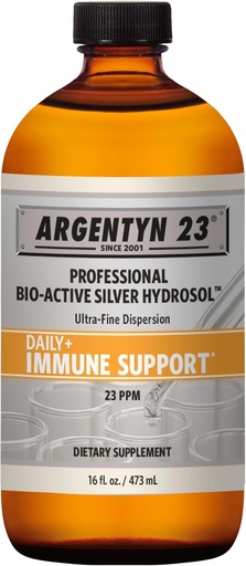 [BRSWIYA3OYDRMFL4] Argentyn 23の専門の免疫サポート-コロイド銀、生物活動的な銀のHydrosol、23のppmの液体のねじれの上、16 FlのOz (473のmL)