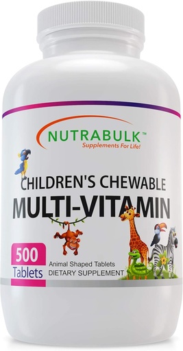 [BRSWIYAGOQEAI2LO] Gyermekek rágható Multi- Vitaminok - Promoting Kids 'General Development - USA-Made, Lehet, hogy segít az immun, csont, agy és az általános jól Be- Vegan & Gluten Free - 500 Cherry Tabletta