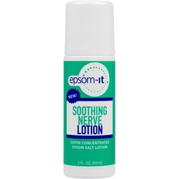 Epsom-It Soothing Nerve Lotion - Roll On Epsom Salt Magnesium Lotion, Topical Magnesium Cream with Capsaicin & Arnica for Tired Muscles and Sleep, 3oz