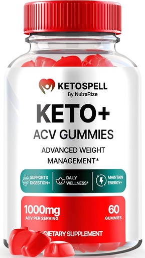 [BRSRAZQTOQNWKFL5] Keto Spell ACV Gummies, KetoSpell Keto ACV Avanceret vægttab Formel, Alle naturlige Apple Cider Vinagre 1000MG, KetoSpell Keto + ACV supplement, Gomitas Anmeldelser (60 Gummies)