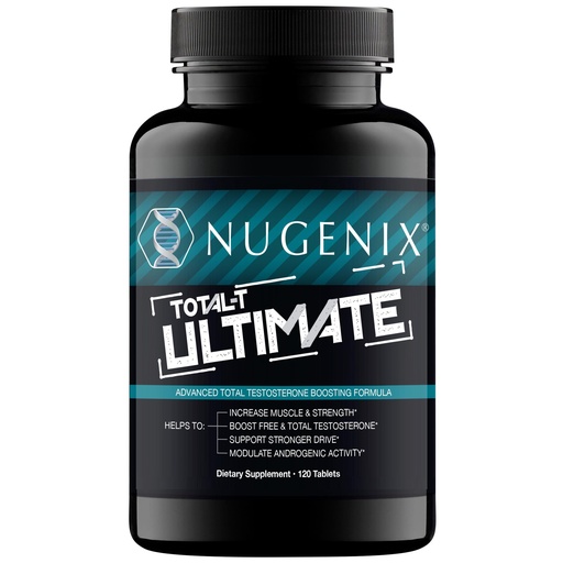 [BRSWYZQKOINREYDZ] Nugenix Total-T Ultimate - Advanced Free and Total Testosterone Booster for Men - 120 Tablets