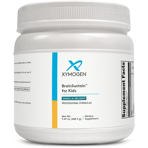 [BRSWIZA5O4MQIDY5] XYMOGEN BrainSustain for Kids - 6 g Pea & Rice Protein - Support Brain Health & Function - Free of Gluten, Dairy & Soy - Vanilla Delight Flavor - 15 Servings
