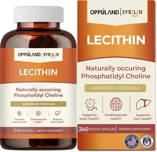 [BRSROBD7OYHBOELL] Lecithin-240 Softgels-Supports Brain Health