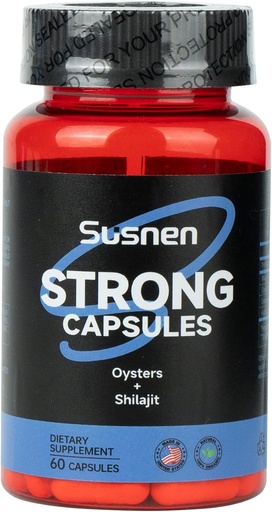 [BRSRAFQCDMDRSCL2] Strong Capsules, with Oyster Titanium Seaweed Extract, Minerals, Promotes Absorption, Male Energy Supplement, Strengthens The Body and Provides Natural Energy to The Body. (60 Capsules)