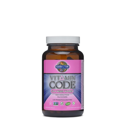[BRSWIED3OR5RY3LA] Vitamin Code 50 & Wiser Women Formula 120 VegiCapsules