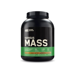 Optimum Nutrition Serious Mass, Weight Gainer Protein Powder, Mass Gainer, Vitamin C and Zinc for Immune Support, Creatine, Chocolate Peanut Butter, 6 Pound (Packaging May Vary)