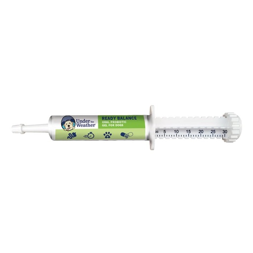 [BRSWECQQOQMQYE32] Under the Weather Pet | Ready Balance for Dogs | Oral Probiotic and Prebiotic Gel