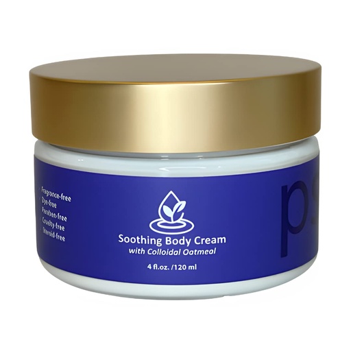 [BRSROYY3AR7GMFYZ] Soothing Body Cream – Natural Psoriasis Relief Lotion for Itching, Flaking & Inflammation – Moisturizing Treatment for Dry, Irritated Skin