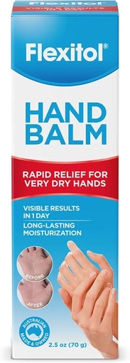 [BRSWIYYCDIDGEHTU] Flexitol Hand Balm, Rich Moisturizing Hand Cream, 2.5 Ounce Tube
