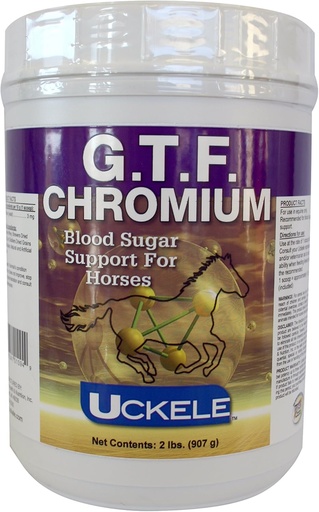 [BRSWIGQLOMPRGHLA] Uckele G.T.F. Chromium Horse Supplement - Equine Vitamin & Mineral Supplement - 2 pounds (lb)