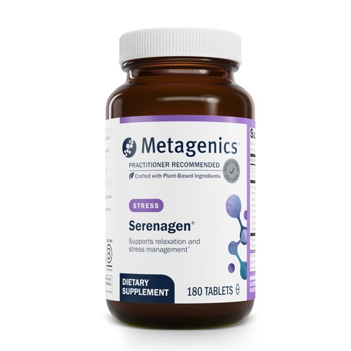 [BRSWIZYZOMABCETE] Metagenics Serenagen Supplement - Herbal Stress Management with Asian Ginseng & Chinese Herbs - Supports Calm, Focus, Energy & Sleep* - Non-GMO, Gluten-Free, Vegetarian - 180 Tablets